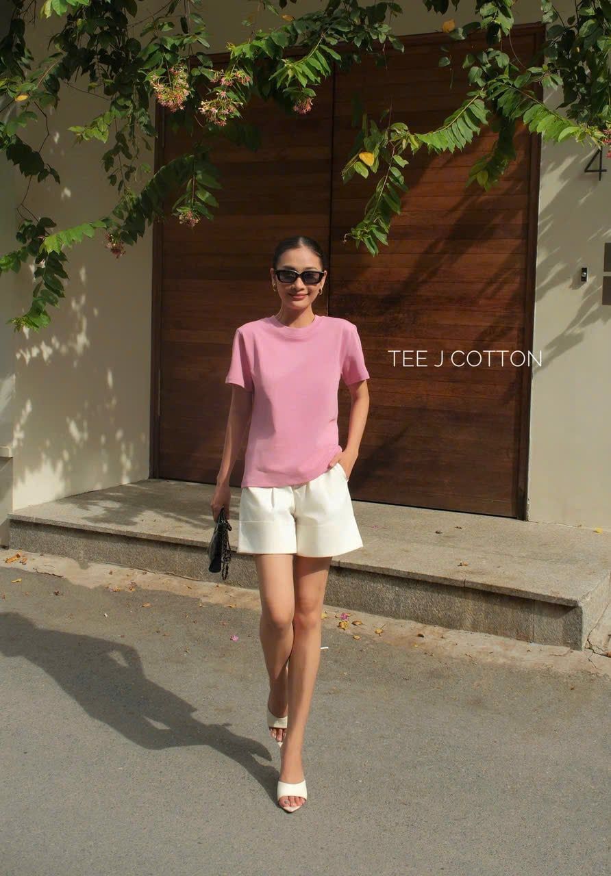  HỒNG ANH ĐÀO - ÁO THUN NỮ 100% COTTON THOÁNG MÁT 