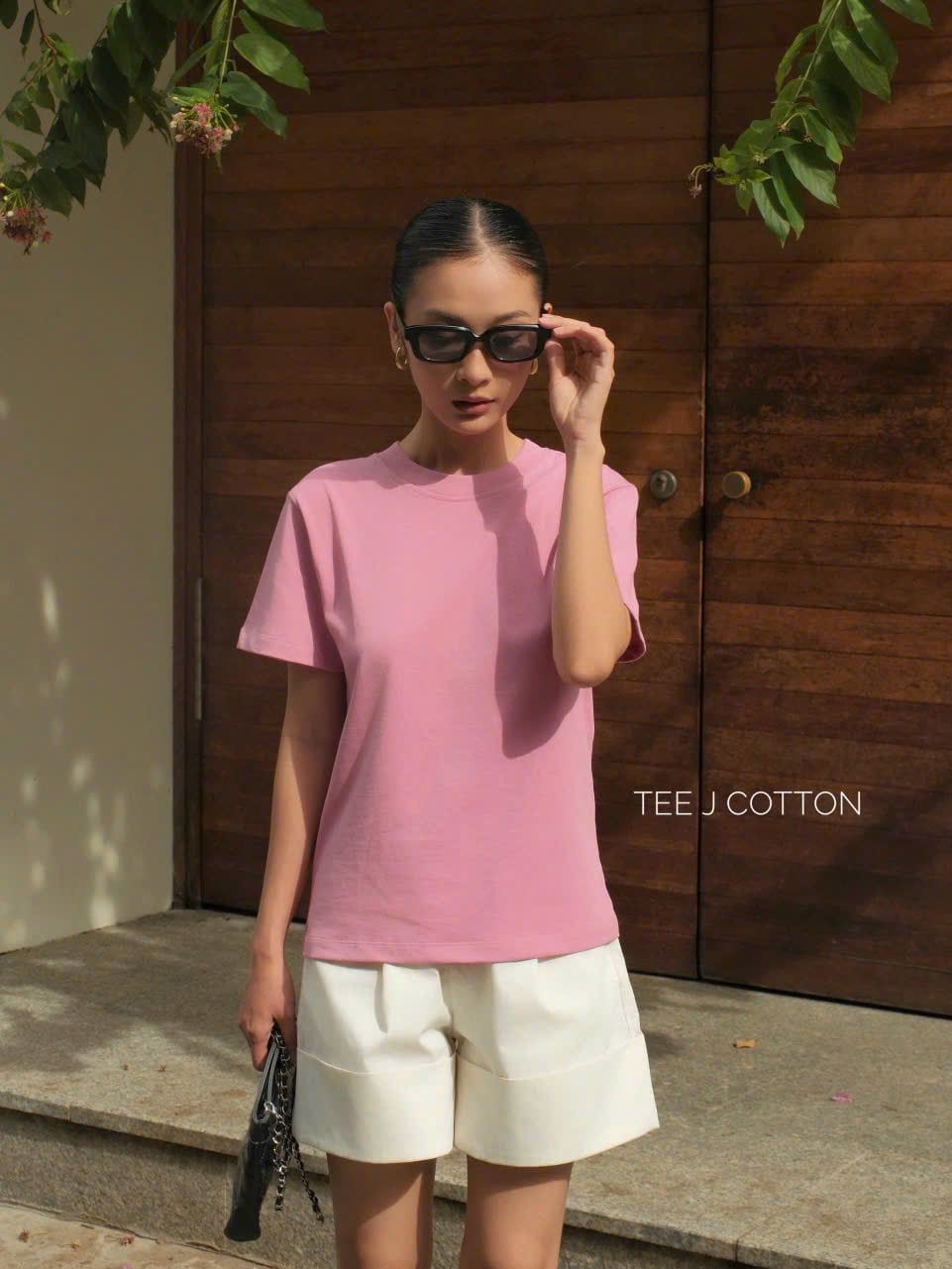  HỒNG ANH ĐÀO - ÁO THUN NỮ 100% COTTON THOÁNG MÁT 