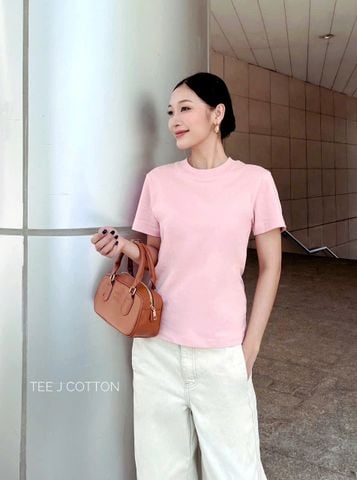HỒNG PHẤN - ÁO THUN NỮ 100% COTTON THOÁNG MÁT
