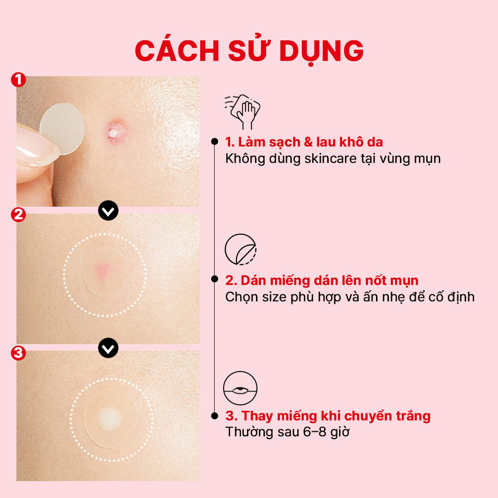 Miếng Dán Mụn Cosrx Master Patch Original Fit 24 Miếng