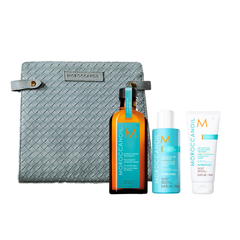 Set Tinh Dầu Dưỡng Tóc Moroccanoil Treatment 100ml + tặng kèm gội xả mini và túi đựng mỹ phẩm