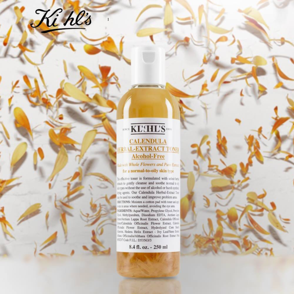 Nước Hoa Hồng Chiết Xuất Hoa Cúc Kiehl’s Calendula Herbal Extract Alcohol Free 250ml