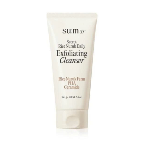 Sữa Rửa Mặt Tẩy Da Chết Sum37 Secret Rice Nuruk Daily Exfoliating Cleanser 160g