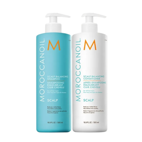 Dầu Gội Và Dầu Xả Cân Bằng Da Đầu Moroccanoil Scalp Balancing Shampoo/Conditioning 500ml