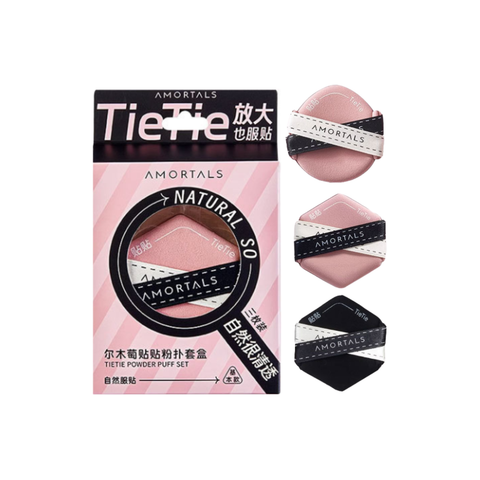 Set 3 Bông Mút Tán Kem Nền Dạng Lỏng Amortals TieTie Powder Puff Set