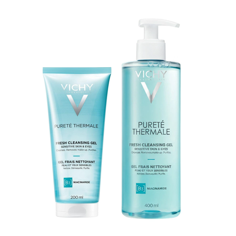 Gel Rửa Mặt Làm Sạch Sâu Giảm Bã Nhờn Vichy Purete Thermale Fresh Cleansing Gel