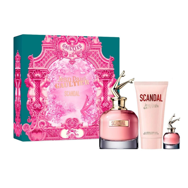 Set Nước Hoa Nữ Scandal Jean Paul Gaultier Eau De Parfum (EDP 80ml EDP 6ml Body Lotion 75ml)