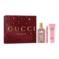 Set Nước Hoa Nữ Gucci Flora Gorgeous Gardenia EDP (EDP 100ml+EDP 10ml+Body Lotion 50ml)