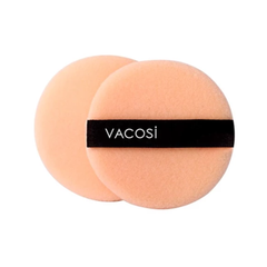 Bông Phấn Khô Tròn 2 Cái Vacosi BP01 Small Round Puff