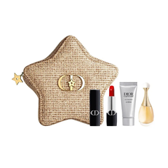 Set Nước Hoa Nữ Túi Ngôi Sao Christian Dior J'Adore EDP 5ML + Son Dior Rouge 1.5g + Serum Dior 5ml