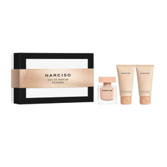 Set Nước Hoa Nữ Narciso Poudree Eau De Parfum (EDP 50ml + Body Lotion 50ml + Sữa Tắm 50ml)