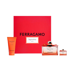 Set Nước Hoa Nữ Signorina Ferragamo Unica (EDP 100ml+EDP 5ml+Body Lotion 50ml)