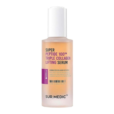 Tinh Chất Cải Thiện Độ Đàn Hồi Căng Mịn Da Sur.Medic Super Peptide 100TM Triple Collagen Lifting Serum 50ml