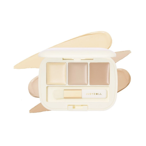 Bảng Che Khuyết Điểm 3 Màu Judydoll Moisturizing 3-Color Concealer Palette 2.7g