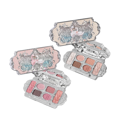 Bảng Mắt Flower Knows Swan Ballet Series Six Color Eyeshadow Palette 6.5g