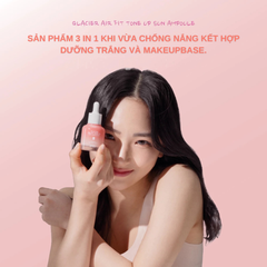 Tinh Chất Chống Nắng Nâng Tông Feelxo Glacier Air-Fit Tone Up Sun Ampoule 30ml