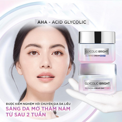 Kem Dưỡng Sáng Da Mờ Thâm Nám Ban Ngày Loreal Glycolic-Bright Glowing Cream Day SPF30 50ml
