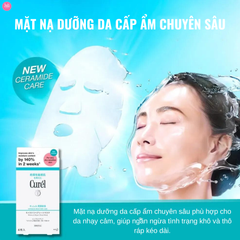 Mặt Nạ Dưỡng Da Curel Cấp Ẩm Chuyên Sâu Intensive Moisture Care Moisture Repair Sheet Mask