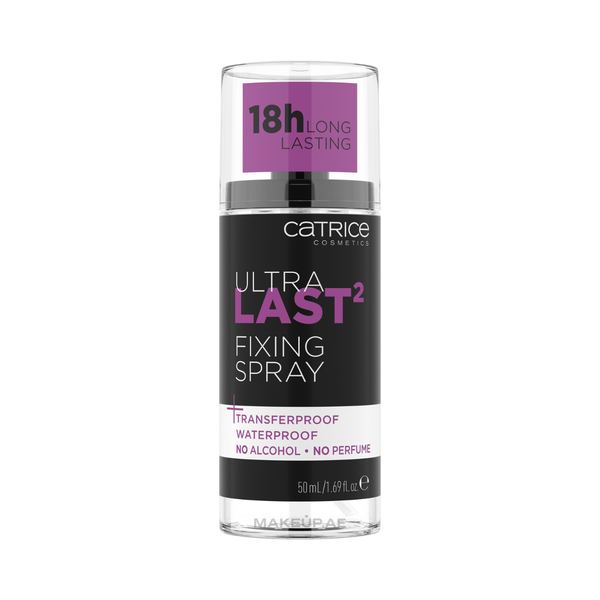 Xịt Khóa Nền Cố Định Lớp Makeup 18H Catrice Ultra Last2 Fixing Spray 50ml