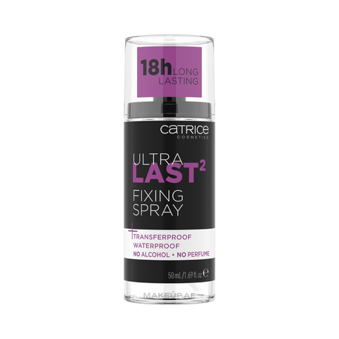 Xịt Khóa Nền Cố Định Lớp Makeup 18H Catrice Ultra Last2 Fixing Spray 50ml