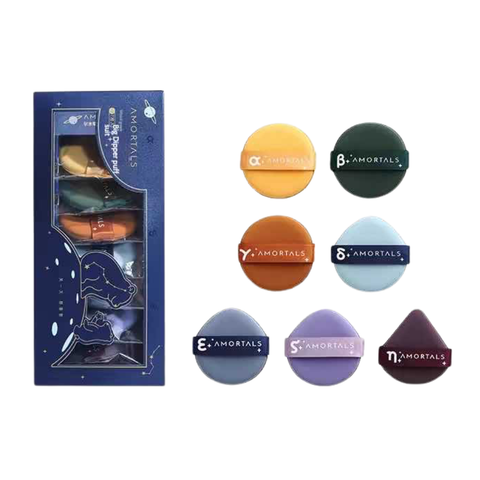 Bộ 7 Bông Mút Trang Điểm Bắc Đẩu Thất Tinh Amortals Big Dipper Series Powder Puff Set