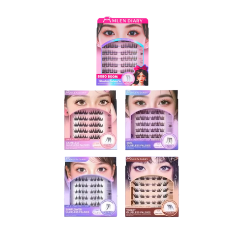 Lông Mi Giả Dạng Cụm Mlen Diary Nano-Bond Black Crystal 2.0