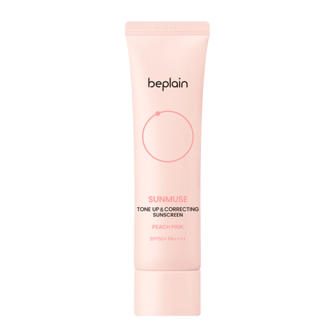 Kem Chống Nắng Nâng Tone beplain Sunmuse Tone Up & Correcting Sunscreen Peach Pink SPF50+ PA++++ 50ml