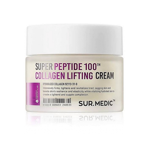 Kem Dưỡng Cải Thiện Độ Đàn Hồi Căng Mịn Da Sur.Medic Super Peptide 100TM Collagen Lifting Cream 50ml