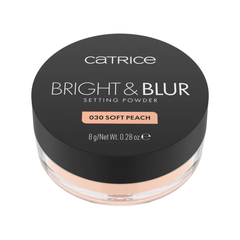 Phấn Phủ Căng Bóng Nâng Tone Catrice Bright & Blur Setting Powder 8g