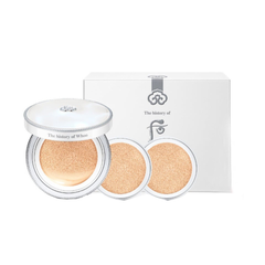 Set Phấn Nước Chống Nắng Nâng Tông Whoo Gongjinhyang Seol Radiant White Tone Up Sun Cushion SPF50+ PA+++ 13g( tặng kèm 2 lõi)