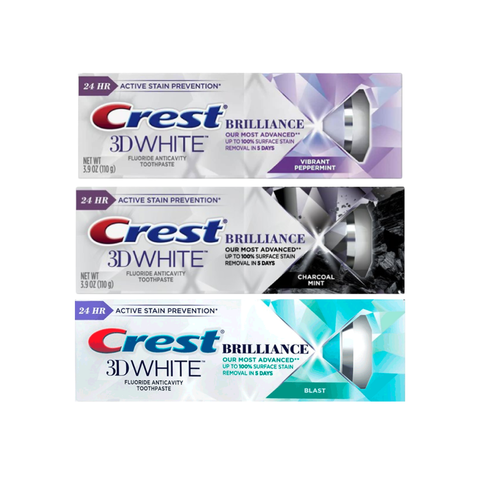 Kem Đánh Răng Crest 3D White Brilliance Toothpaste 130g