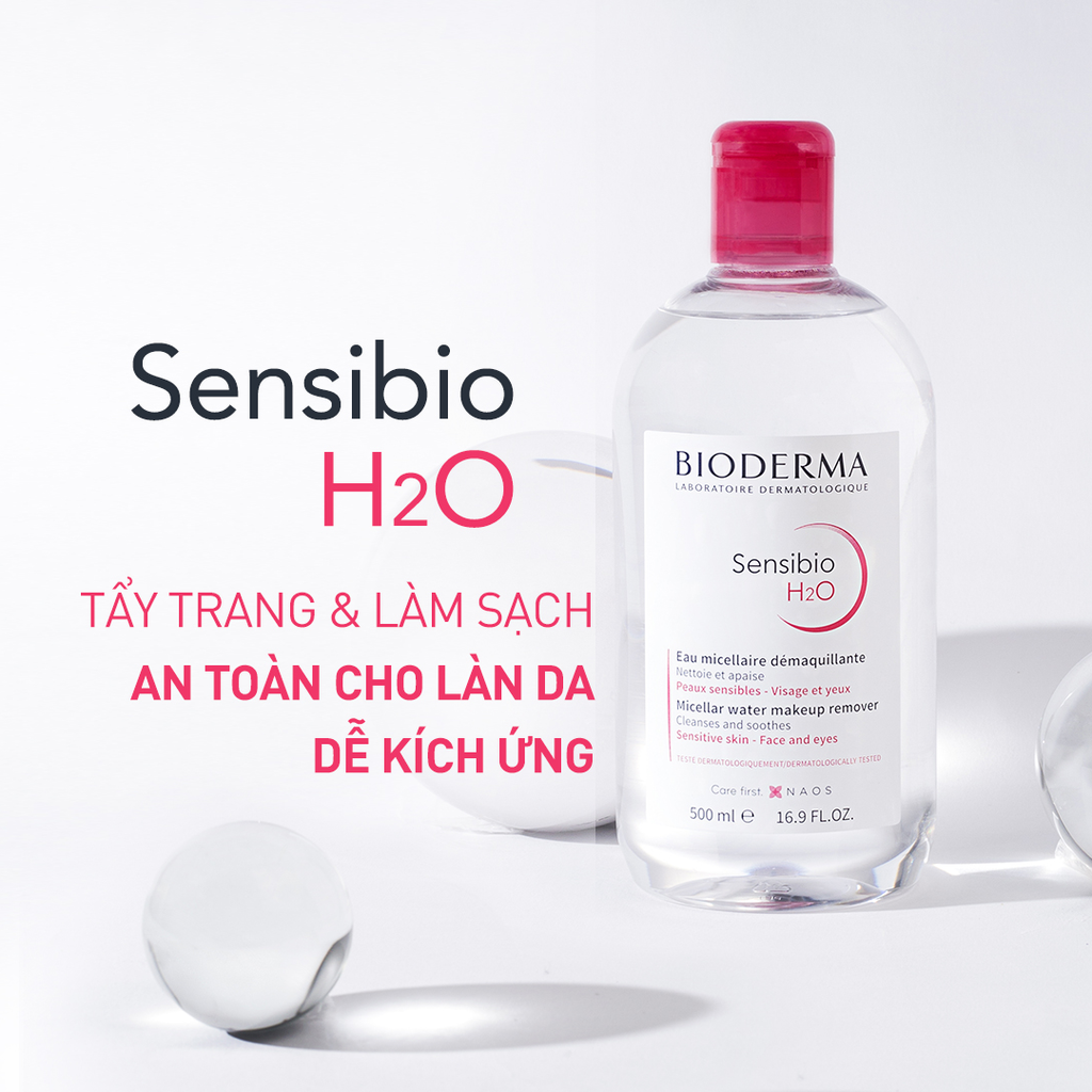 Nước Tẩy Trang Bioderma Dành Cho Da Nhạy Cảm Sensibio H2O