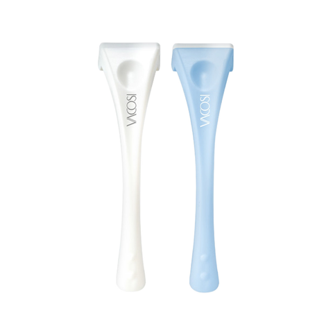 Set 2 Cây Dao Cạo Nữ Chuyên Dụng Trắng Xanh Vacosi DC16-01 Lady Razor Kit Beach