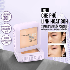 Phấn Phủ Dạng Nén Lâu Trôi Kiềm Dầu Maybelline Super Stay Up To 30H Flex Powder Foundation 9g