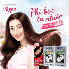 Thuốc Nhuộm Tóc Phủ Bạc Dạng Kem Bigen Speedy Hair Color Conditioner 80ml