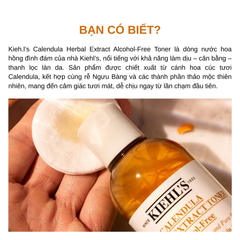 Nước Cân Bằng Làm Dịu Da Kiehl's Calendula Herbal Extract Alcohol-Free Toner