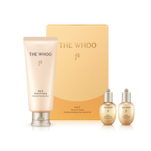 Set Sữa Rửa Mặt Whoo Gong Jin Hyang Clarifying Facial Foam Cleanser Special Set