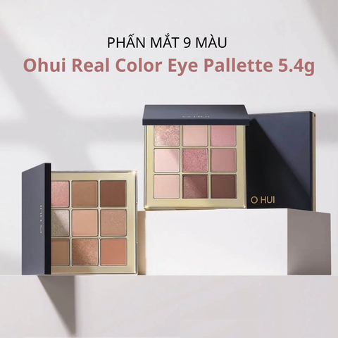 Phấn Mắt 9 Màu Ohui Real Color Eye Pallette 5.4g