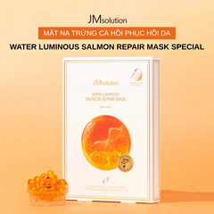 Mặt Nạ Trứng Cá Hồi Phục Hồi Da JMsolution Water Luminous Salmon Repair Mask Special 40ml