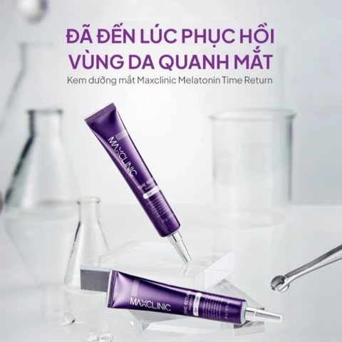 Kem Dưỡng Mắt Maxclinic Time Return Melatonn Eye Cream 20g