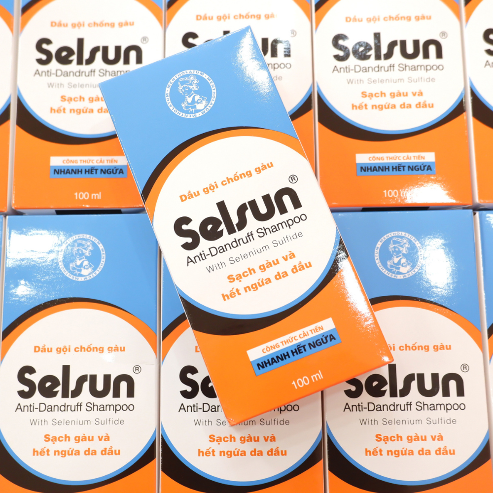 Dầu Gội Ngừa Gàu & Giảm Ngứa Da Đầu Selsun Selenium Sulfide Anti-Dandruff Shampoo 100ml