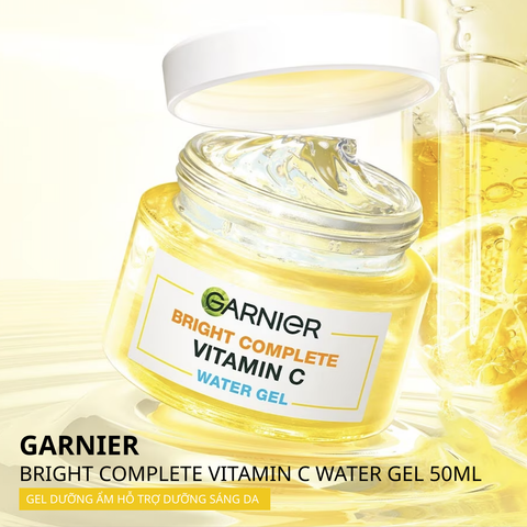 Gel Dưỡng Ẩm Hỗ Trợ Dưỡng Sáng Da Garnier Bright Complete Vitamin C Water Gel 50ml