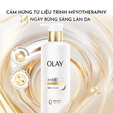 Sữa Dưỡng Thể Sáng Da Olay Niacinamde & Vitamin C 260g