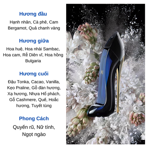 Set Nước Hoa Nữ Carolina Herrera Good Girl (EDP 80ml + EDP 10ml + Lotion 100ml)