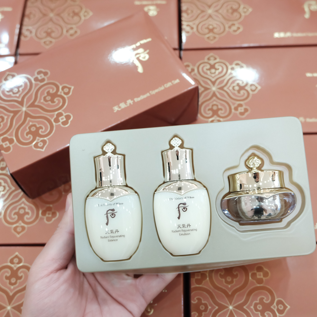 Bộ Dưỡng Da Whoo Cheongidan Radiant Rejuvenating 3pcs Gift Set