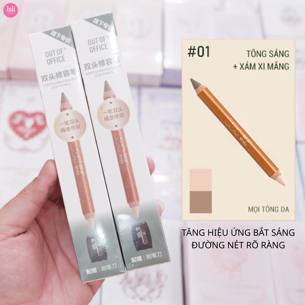 Bút Tạo Khối Và Bắt Sáng 2 Đầu Out Of Office Contour & Highlight Duo Pencil