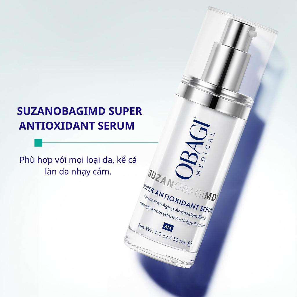 Tinh Chất Chống Oxy Hóa Dưỡng Da Sáng Mịn Obagi SuzanobagiMD Super Antioxidant Serum 30ml