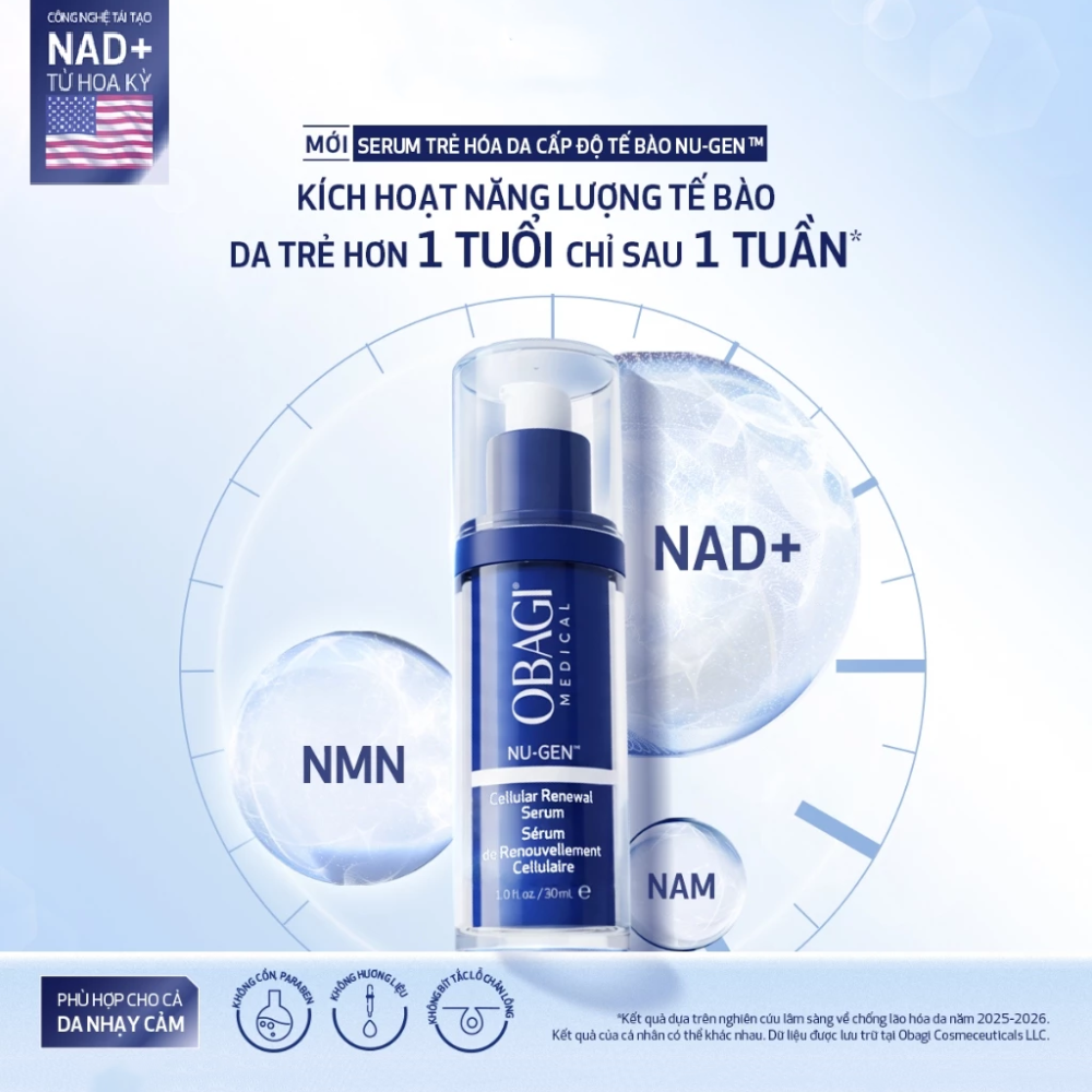 Tinh Chất Chống Lão Hóa Obagi Medical Nu-Gen Cellular Renewal Serum 30ml