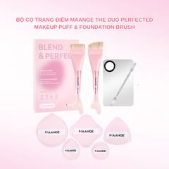 Bộ Cọ Trang Điểm Maange The Duo Perfected Makeup Puff & Foundation Brush