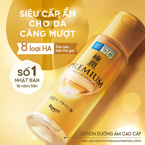 Dung Dịch Dưỡng Ẩm Da Tối Ưu Hada Labo Gokujyun Premium Lotion 170ml